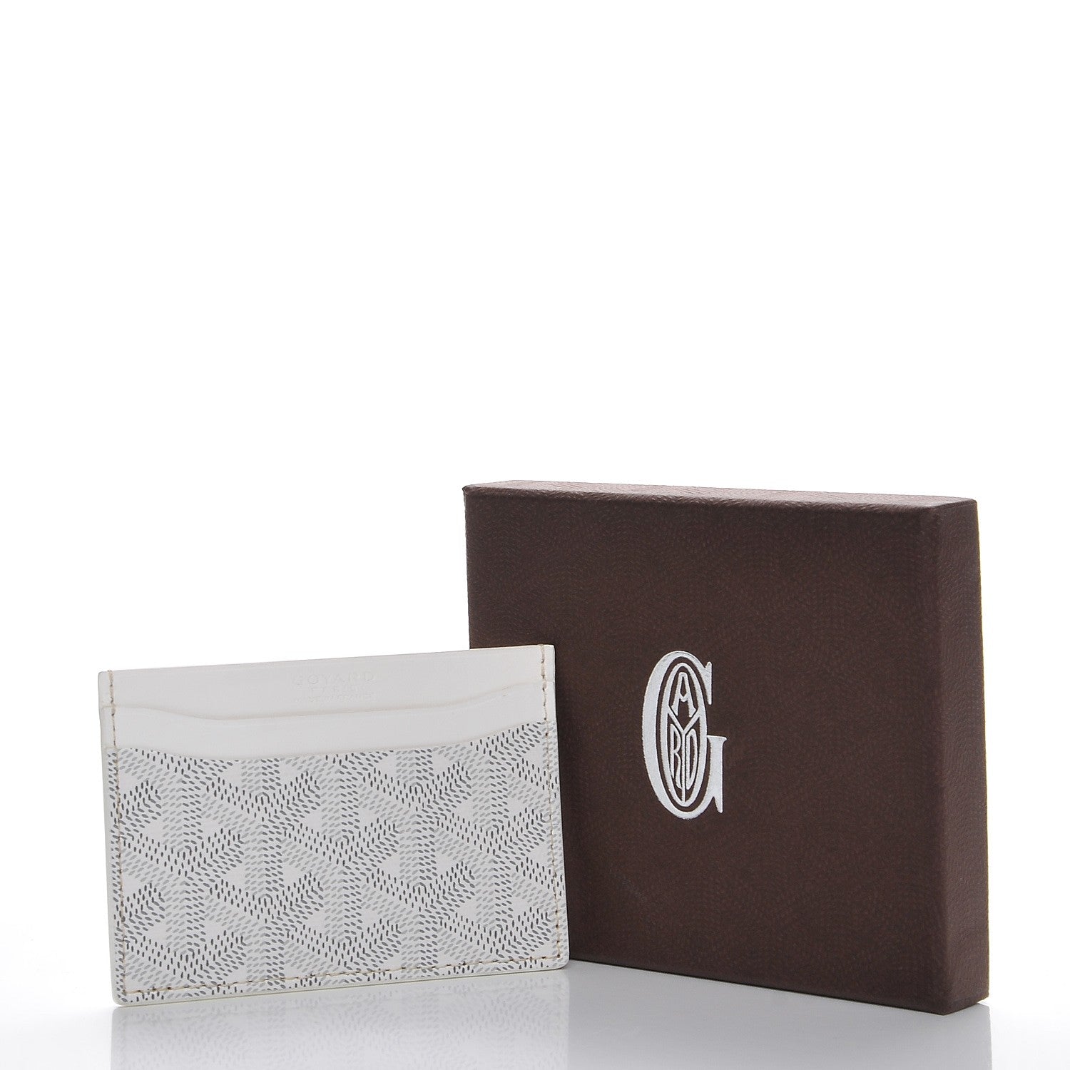 Goyard Goyardine Saint Sulpice Card Holder White 8 of 8