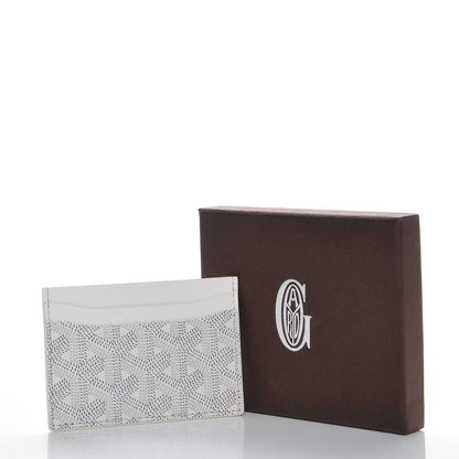 Goyard Goyardine Saint Sulpice Card Holder White 8 of 8