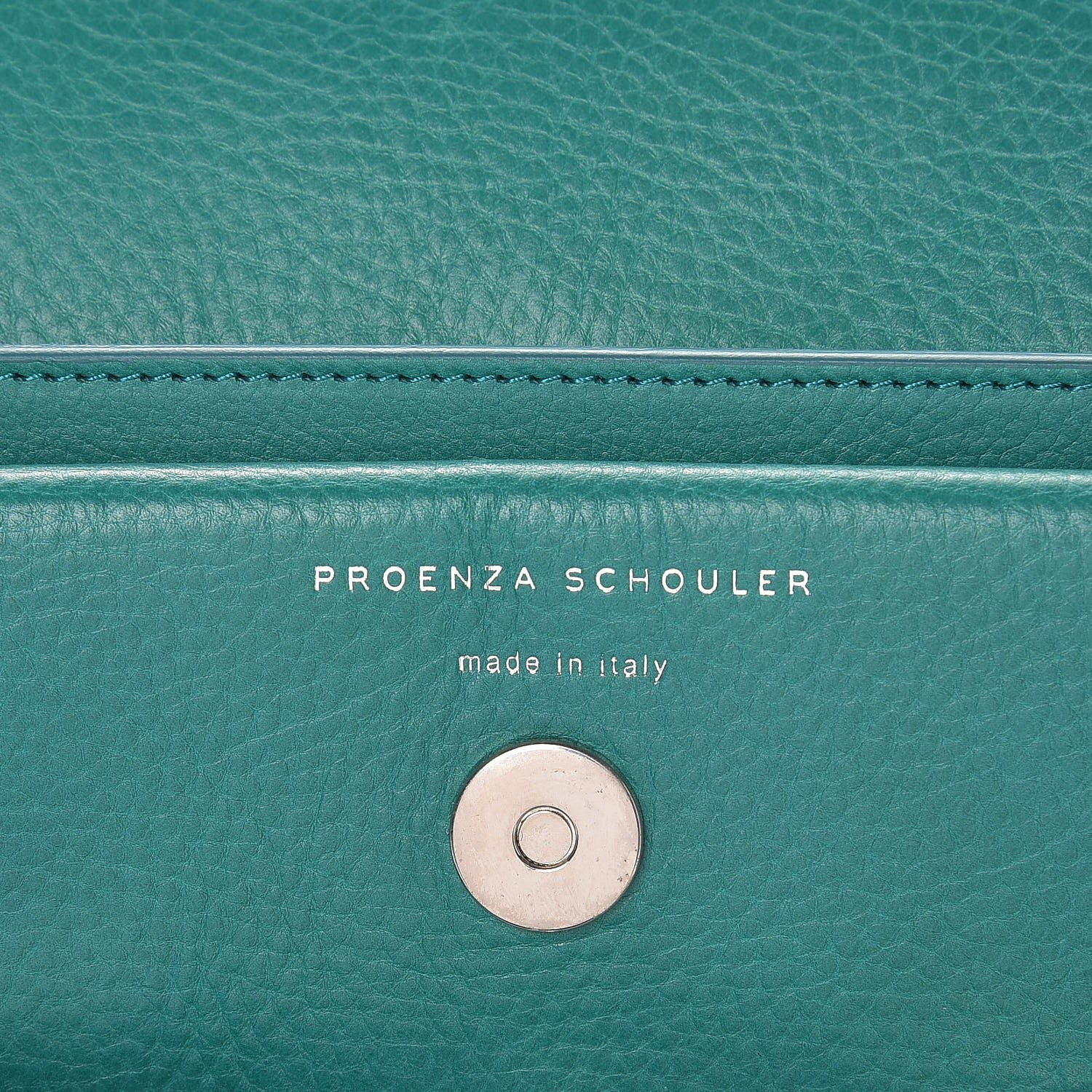 Proenza Schouler Calfskin Mini PS11 Classic Shoulder Bag Emerald 7 of 9