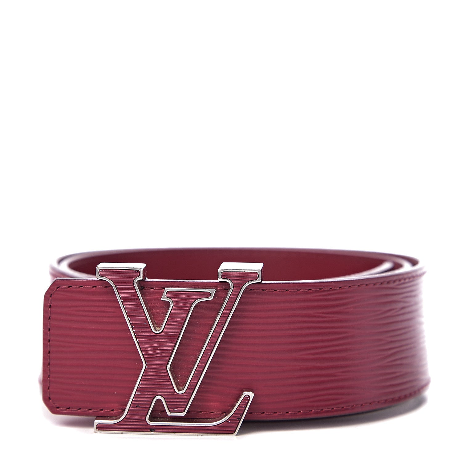 Louis Vuitton Epi 40mm LV Initiales Belt 75 30 Fuchsia 1 of 6