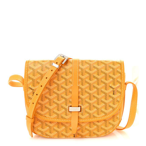 Goyardine Belvedere II PM Messenger Bag Yellow