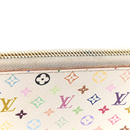 Louis Vuitton Monogram Multicolor Zippy Wallet White Litchi 11 of 14