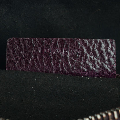 Givenchy Glazed Pebbled Calfskin Mini Lucrezia Aubergine 7 of 8