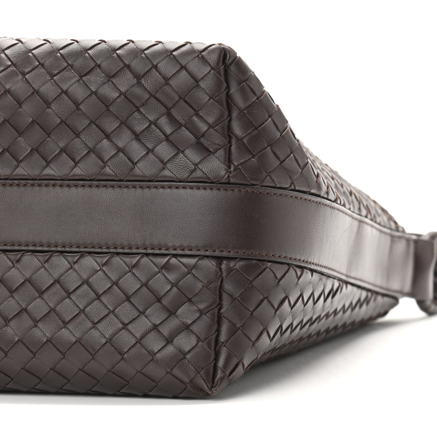 Bottega Veneta Nappa Intrecciato Shoulder Bag Ebano 9 of 9