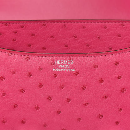 Hermes Ostrich Constance 24 Rose Tyrien 6 of 10