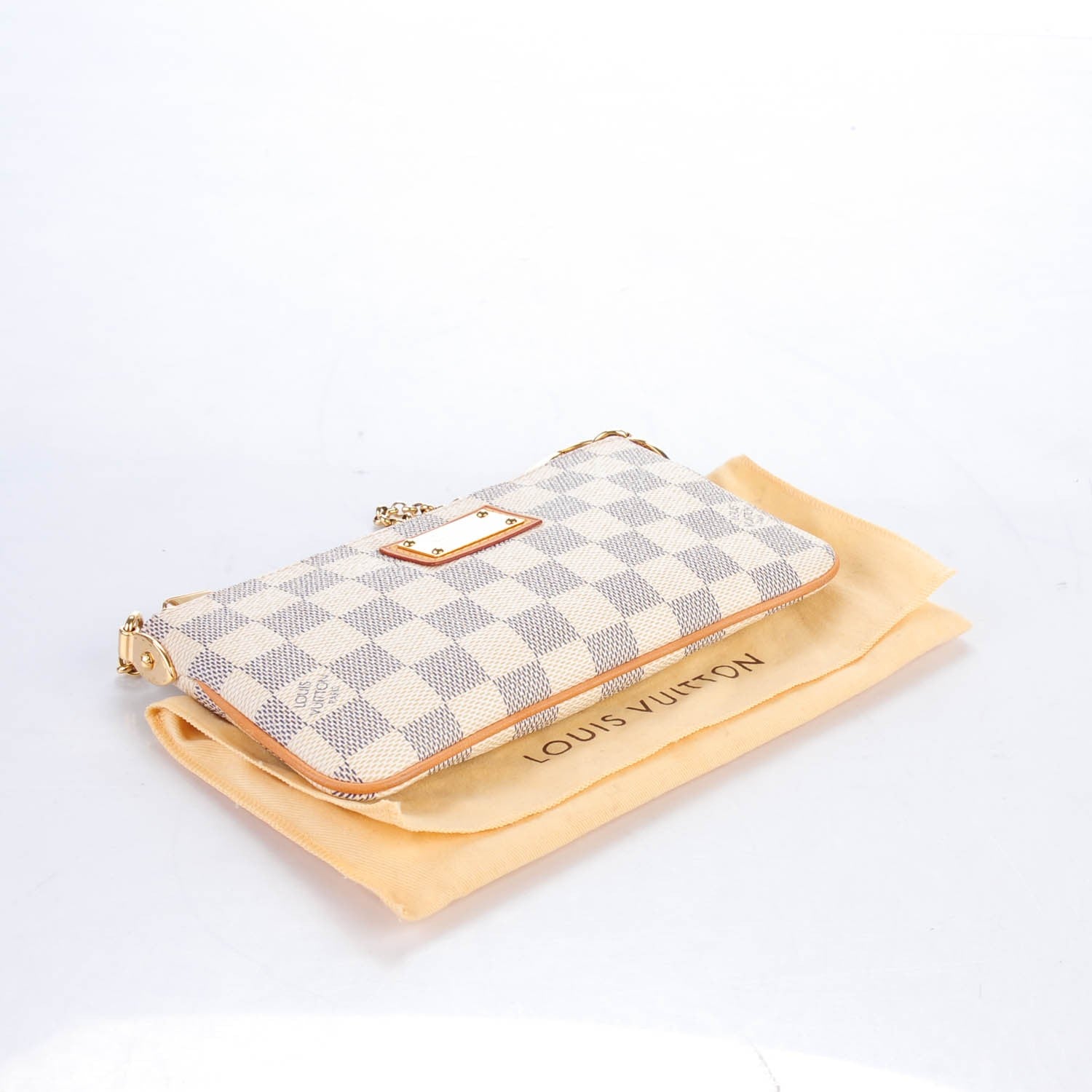 Louis Vuitton Damier Azur Pochette Milla MM 4 of 7