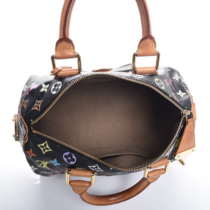 Louis Vuitton Monogram Multicolor Speedy 30 Black 5 of 7