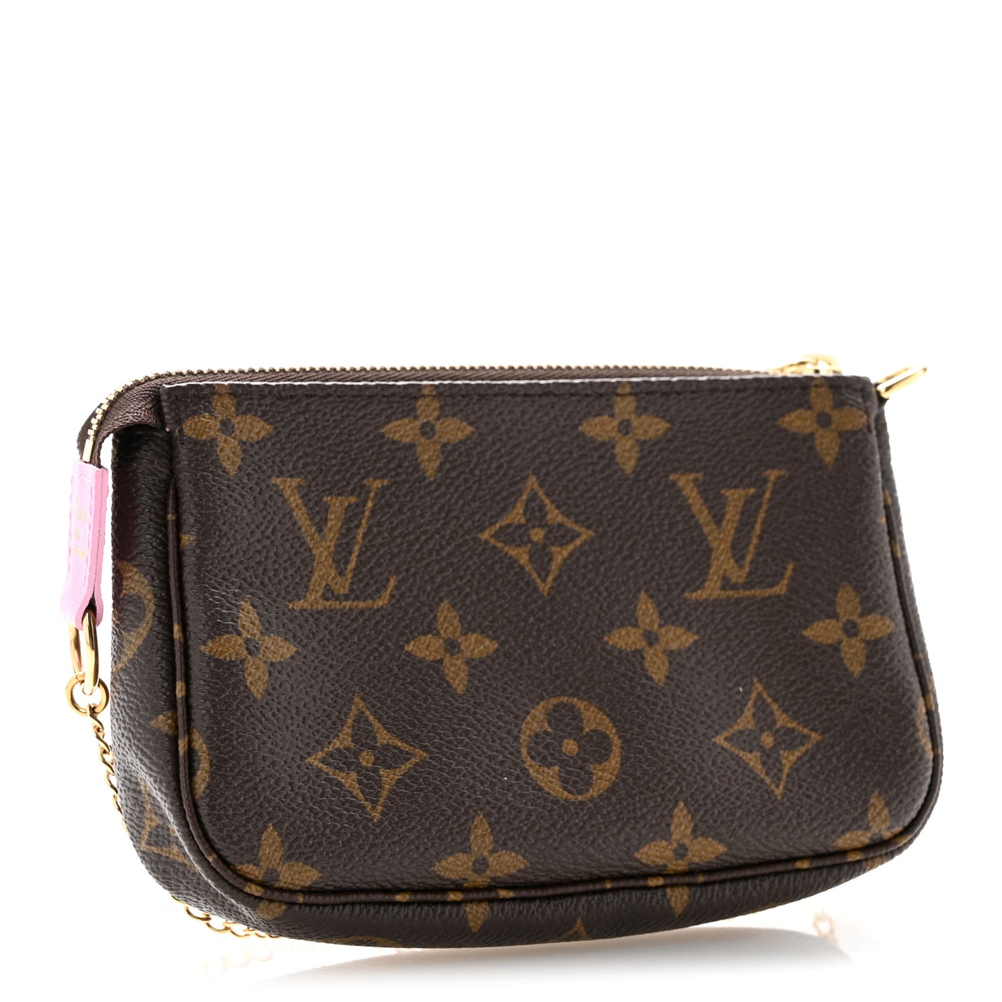 Monogram 2022 Christmas Animation Paris Mini Pochette Accessories Pink