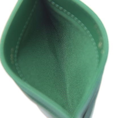 Chanel Caviar Quilted Card Holder Green 5 of 9