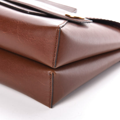 Stella McCartney Eco Alter Nappa Small Popper Shoulder Bag Cognac 10 of 10