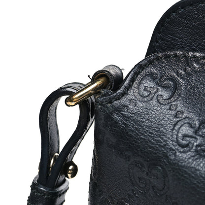 Gucci Guccissima Medium Bree Foldover Tote Black 11 of 13