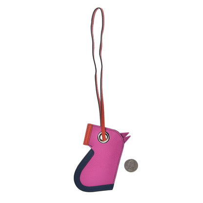 Hermes Epsom Camail Key Holder Magnolia Bleu De Malte Capucine 2 of 3