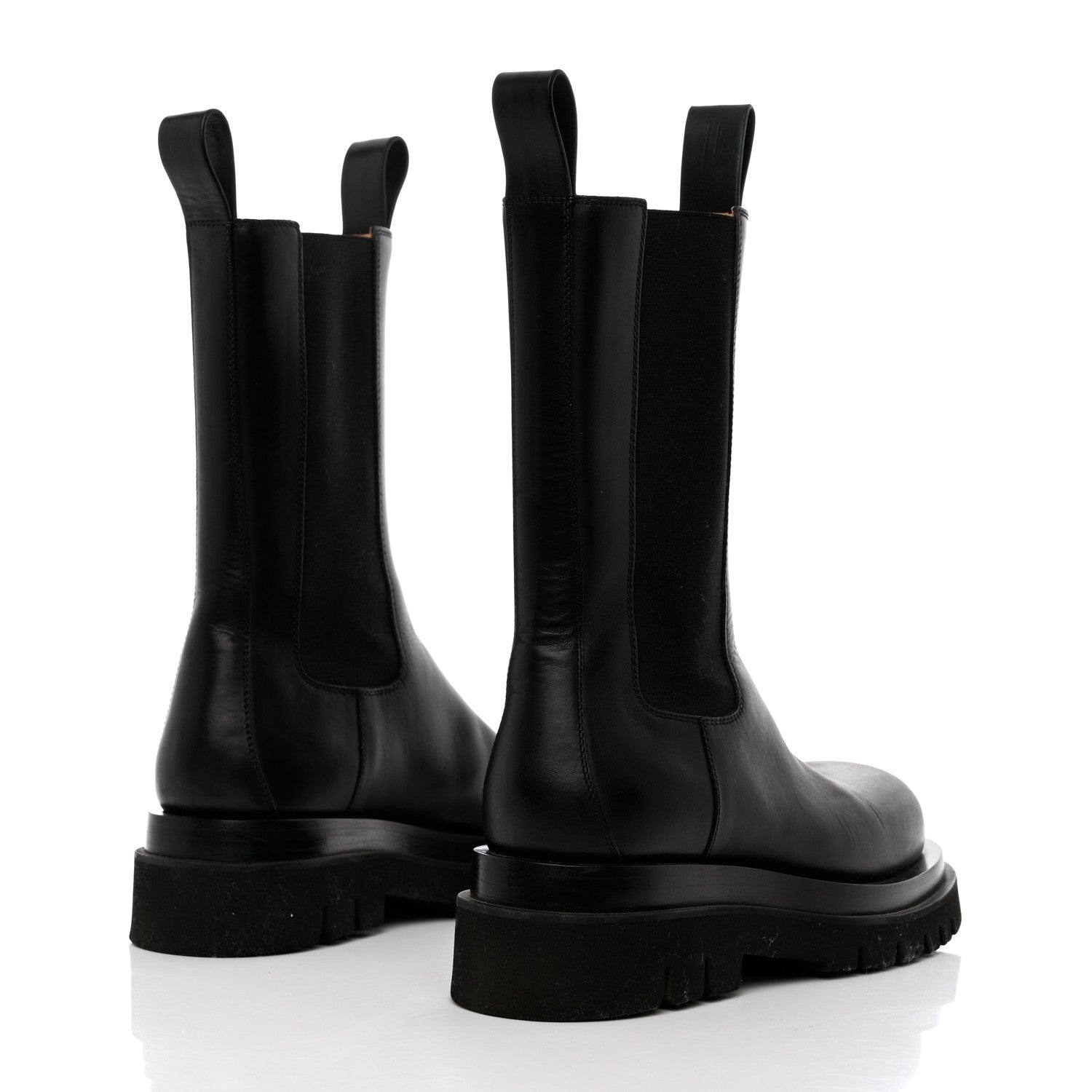 Bottega Veneta Calfskin The Lug Chelsea 55mm Boots 37 Black 4 of 13
