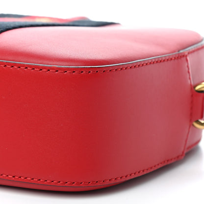 Gucci Calfskin Web Small Webby Bee Shoulder Bag Red 9 of 9