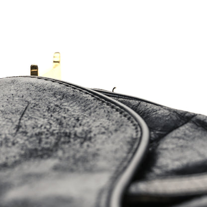 Chanel Satin Quilted Tassel Evening Bag Black 3 of 9