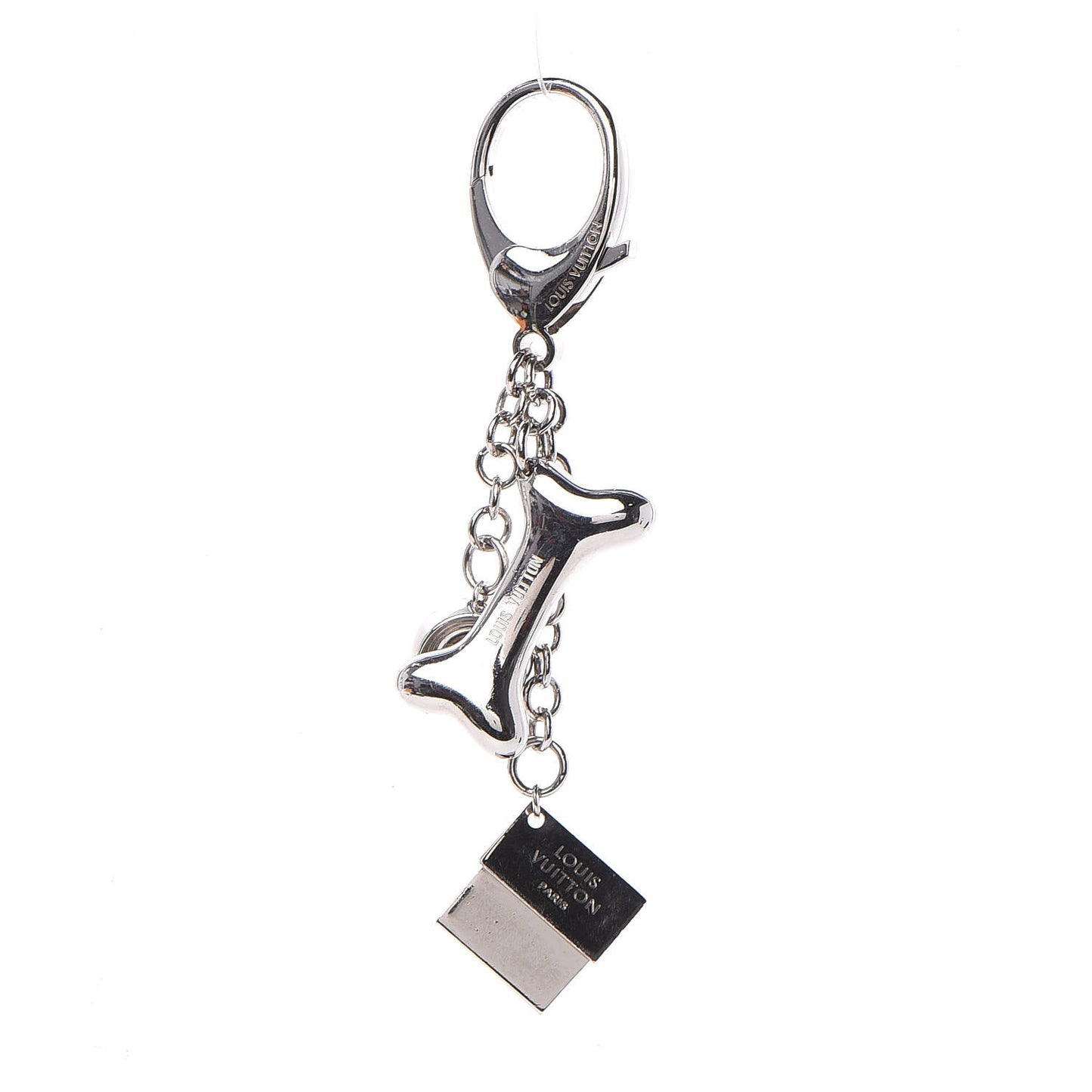 Baxter Dog Bag Charm Silver