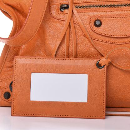 Balenciaga Agneau Classic Hardware City Tangerine 10 of 12