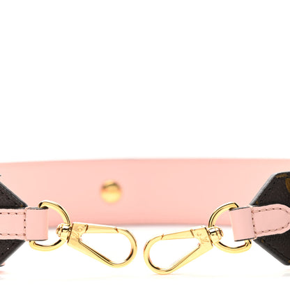 Louis Vuitton Monogram Adjustable Bandouliere Shoulder Strap Rose Ballerine 4 of 5
