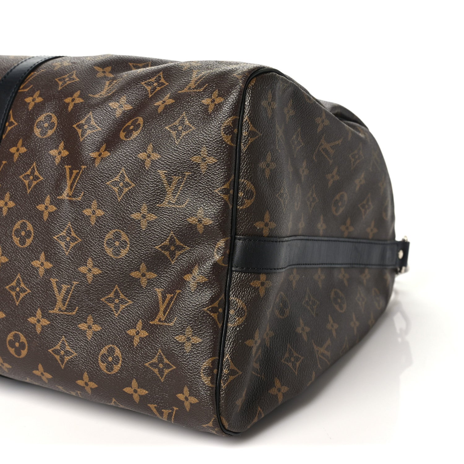 Louis Vuitton Monogram Macassar Keepall Bandouliere 55 8 of 9