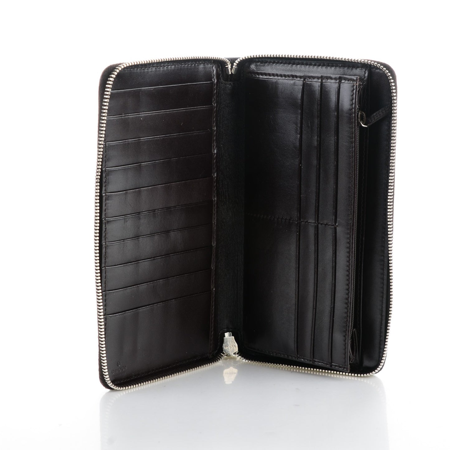Monogram Twins Zip Around Organizer Wallet Dark Brown