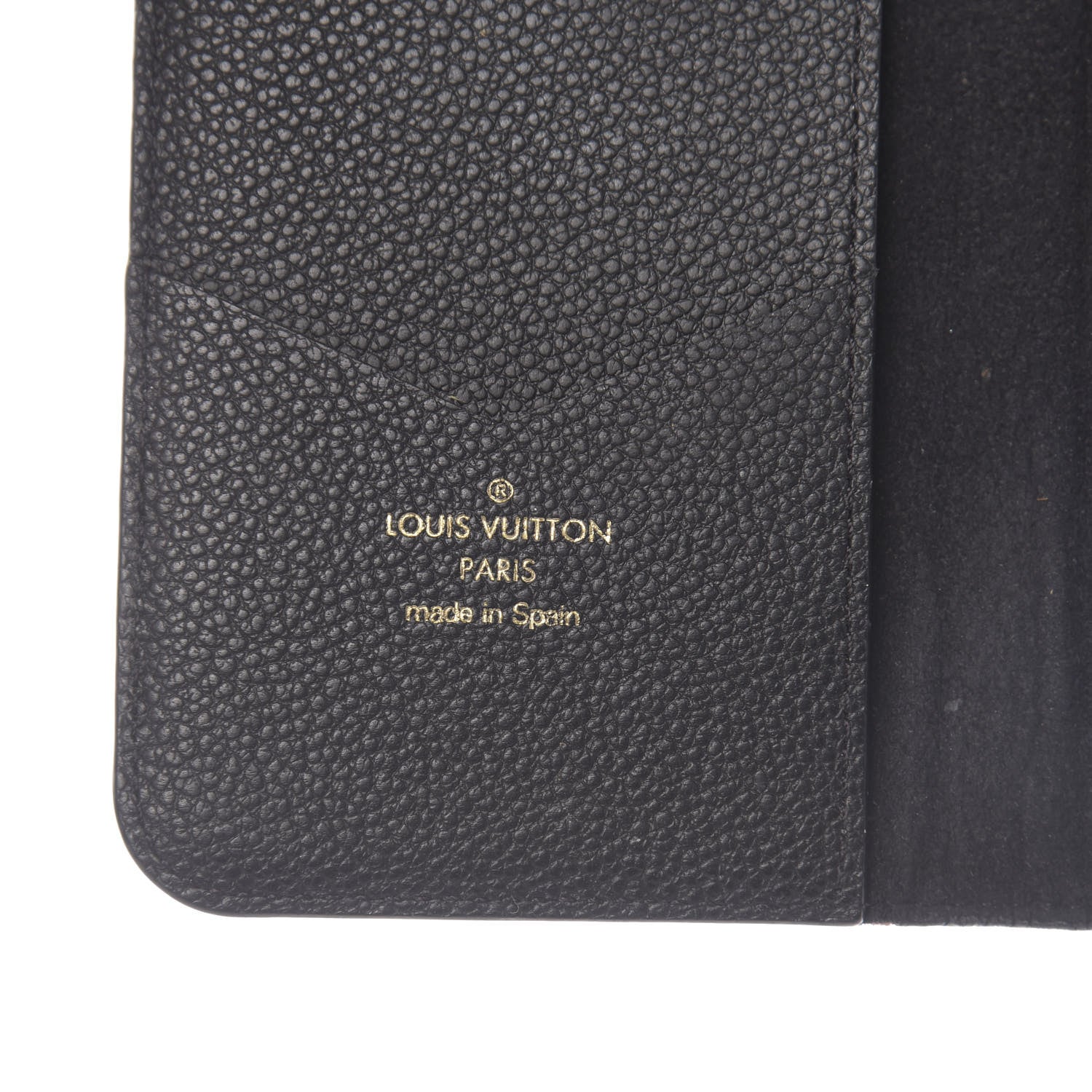 Louis Vuitton Empreinte iPhone X/XS Folio Case Black 6 of 7