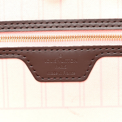 Louis Vuitton Damier Ebene Neo Neverfull MM Rose Ballerine 7 of 12