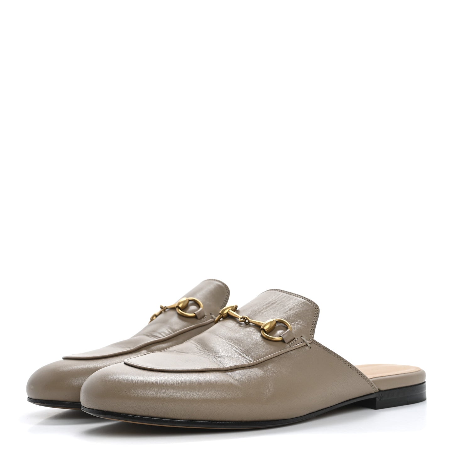 Malaga Kid Womens Princetown Slippers 38 Mud