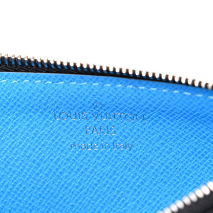 Louis Vuitton Taigarama Coin Card Holder Blue Lagoon 5 of 7