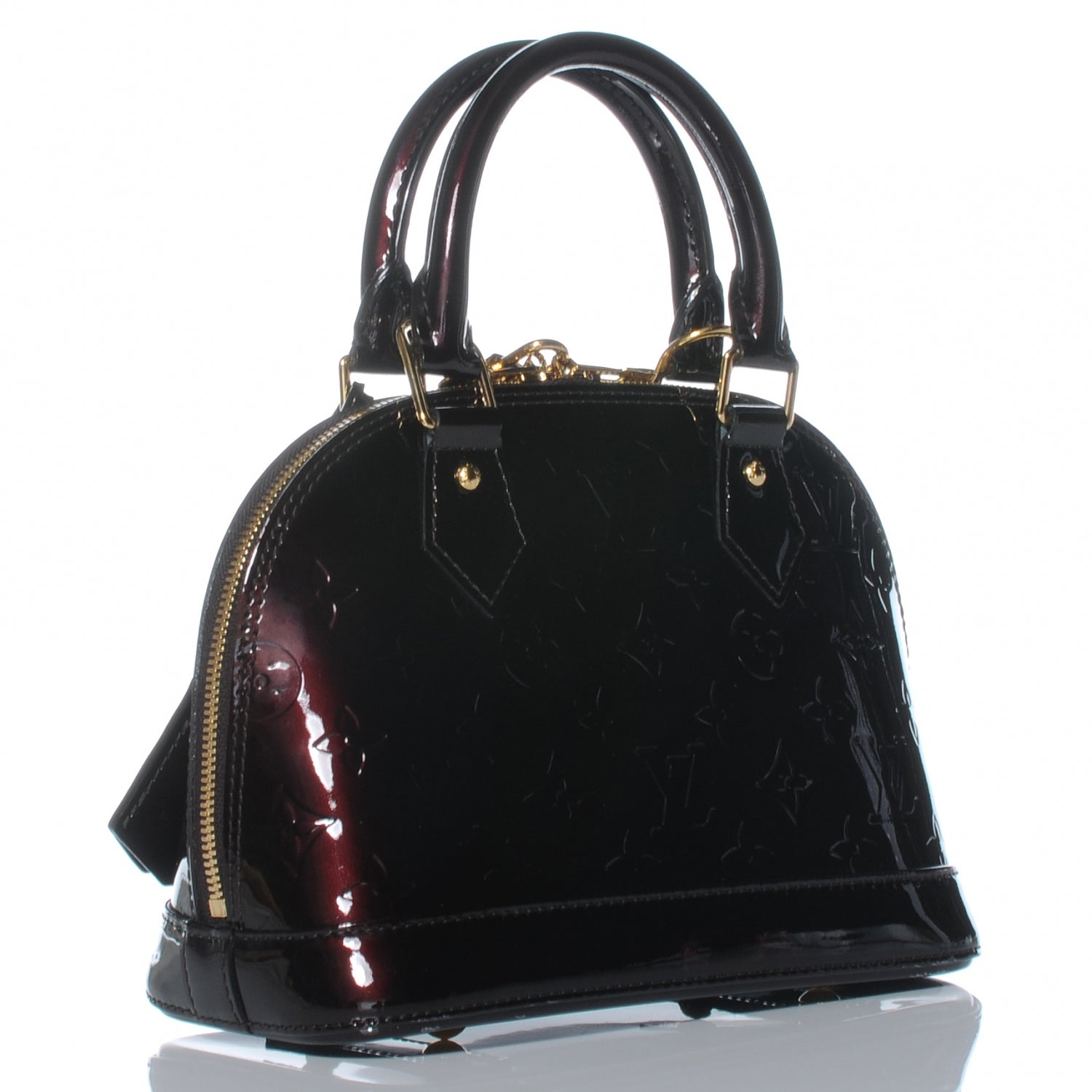 Louis Vuitton Vernis Alma BB Amarante 3 of 7