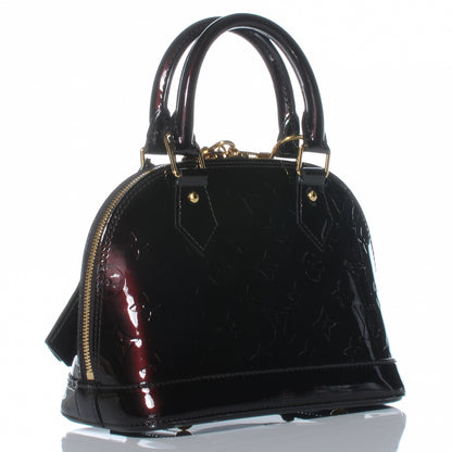 Louis Vuitton Vernis Alma BB Amarante 3 of 7
