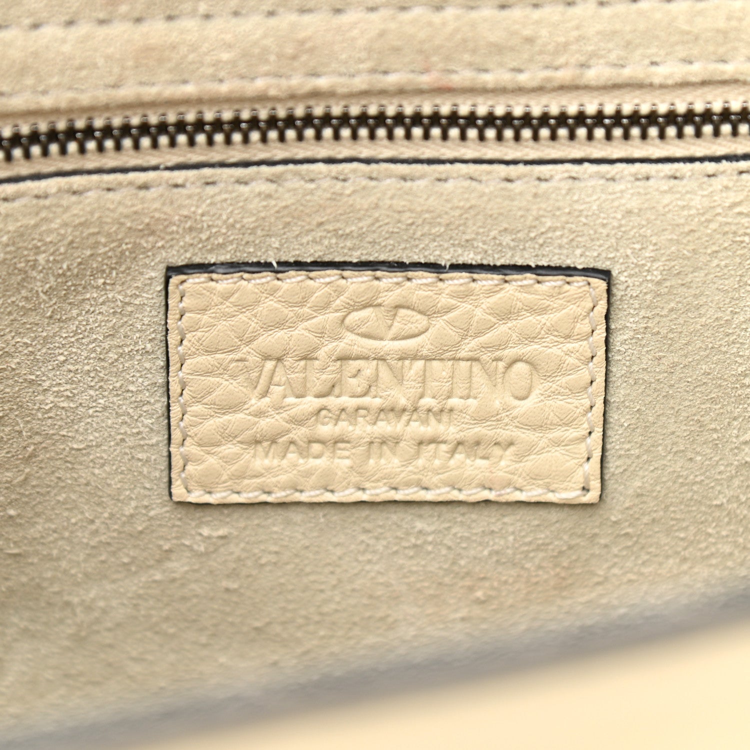 Valentino Garavani Grained Calfskin Rockstud Top Handle Flap Shoulder Bag Light Ivory 6 of 10