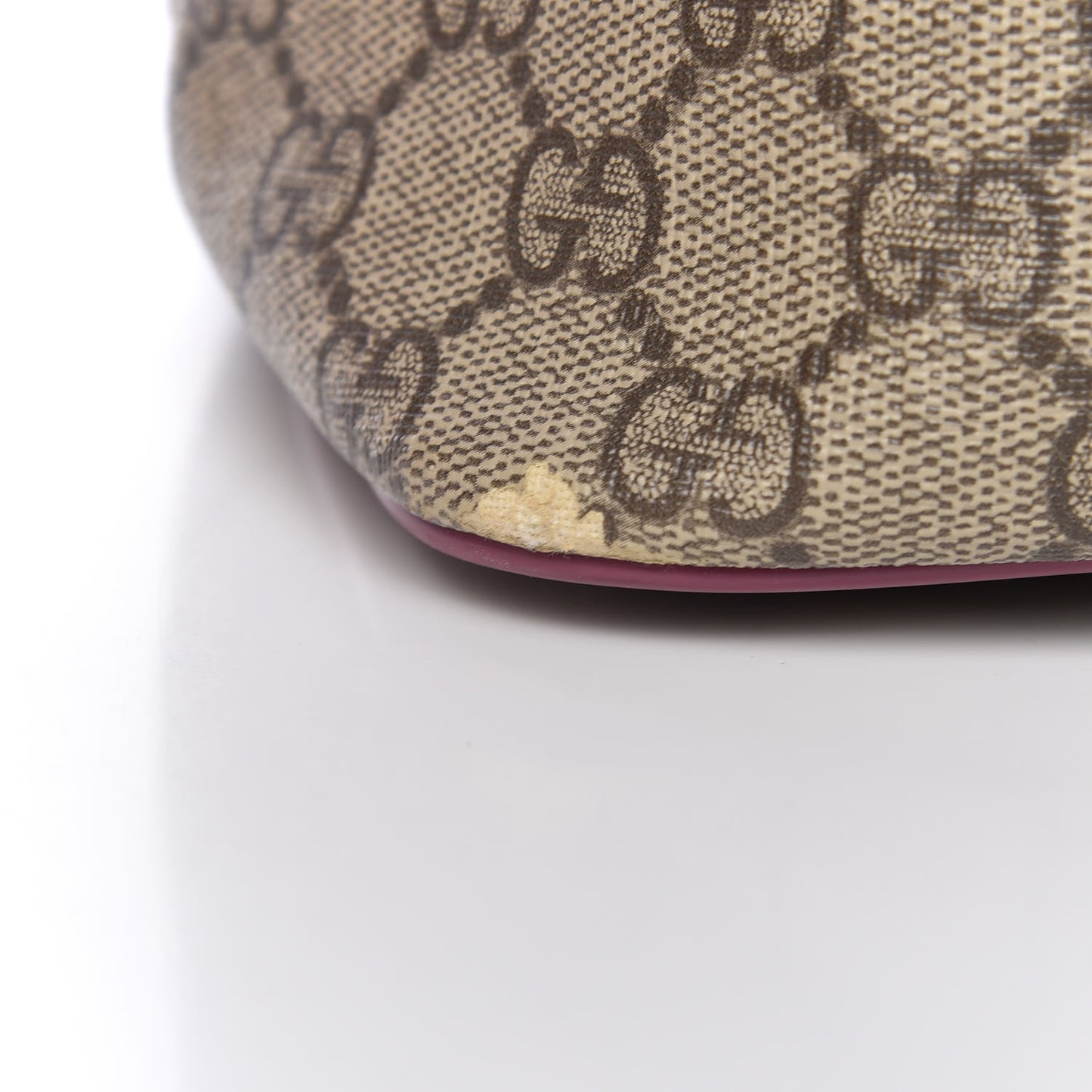 GG Supreme Monogram Medium Zippered Tote Beige New Rosette