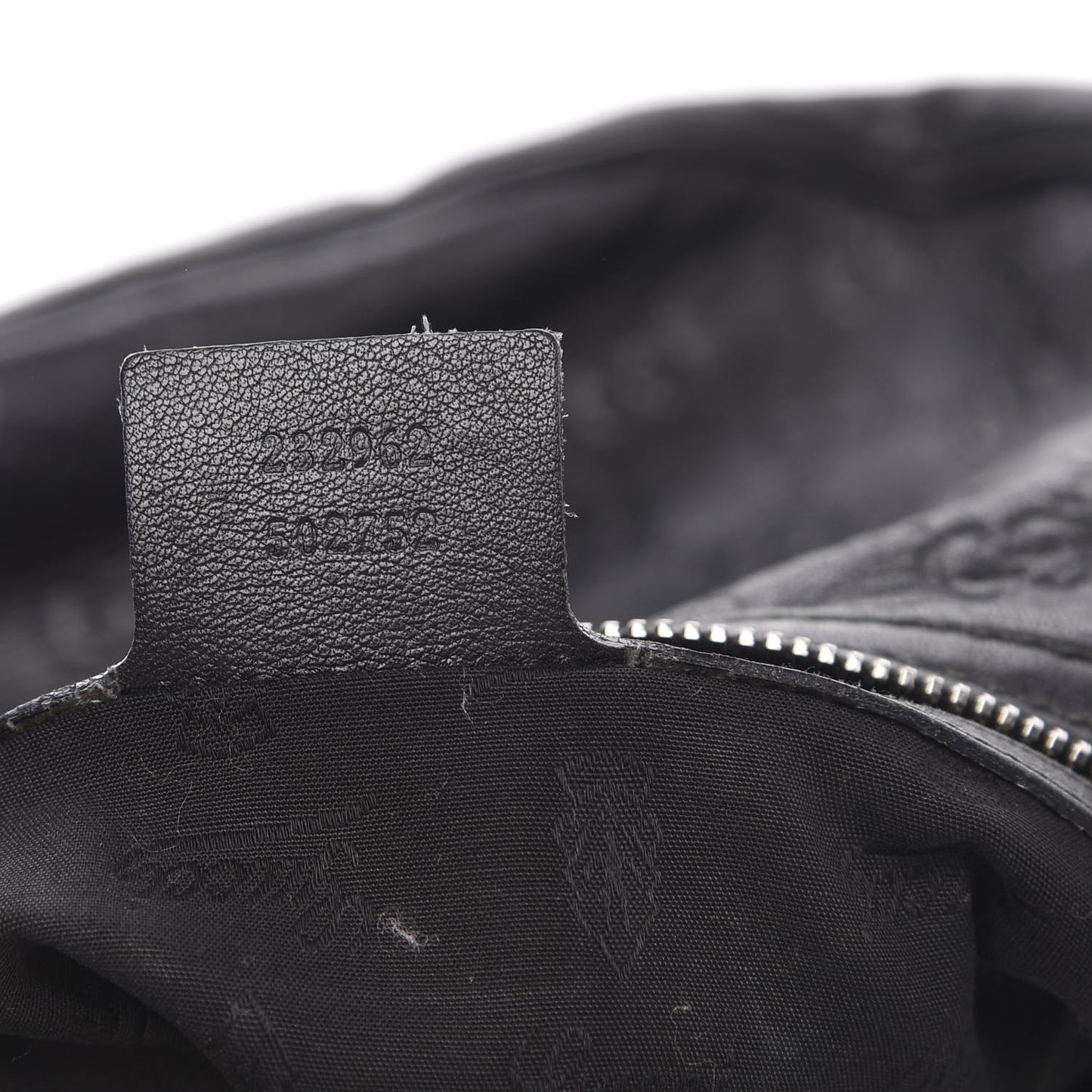 Guccissima Medium GG Twins Hobo Black