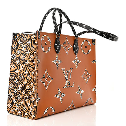 Louis Vuitton Monogram Giant Jungle Onthego GM Black 3 of 10