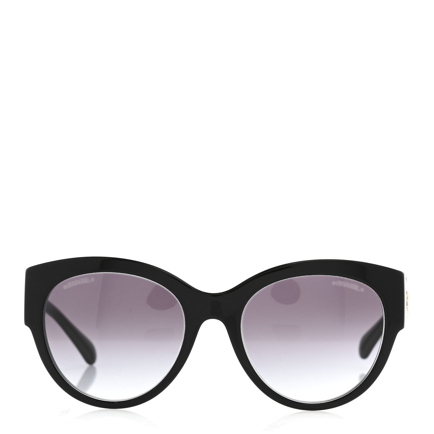 Chanel Acetate Sunglasses 5498-B-A Black 2 of 9