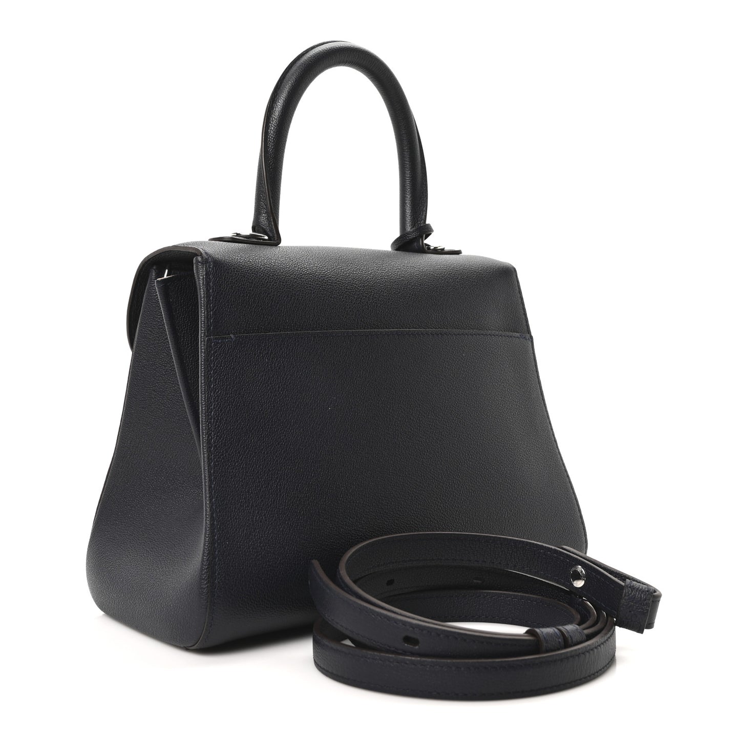 Grained Calfskin PM Brillant Satchel Midnight