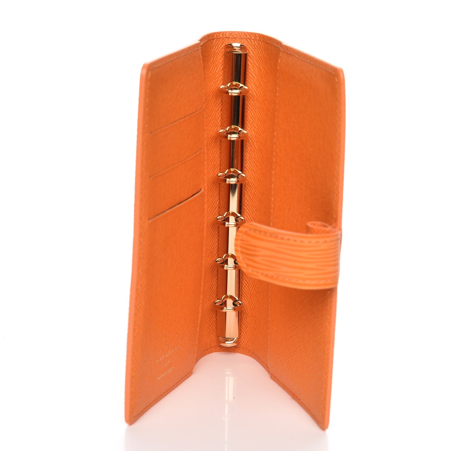 Epi Small Ring Agenda Cover Mandarin