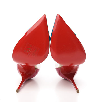 Christian Louboutin Patent PVC Debout 100 Pumps 35 Version Riviera 5 of 9