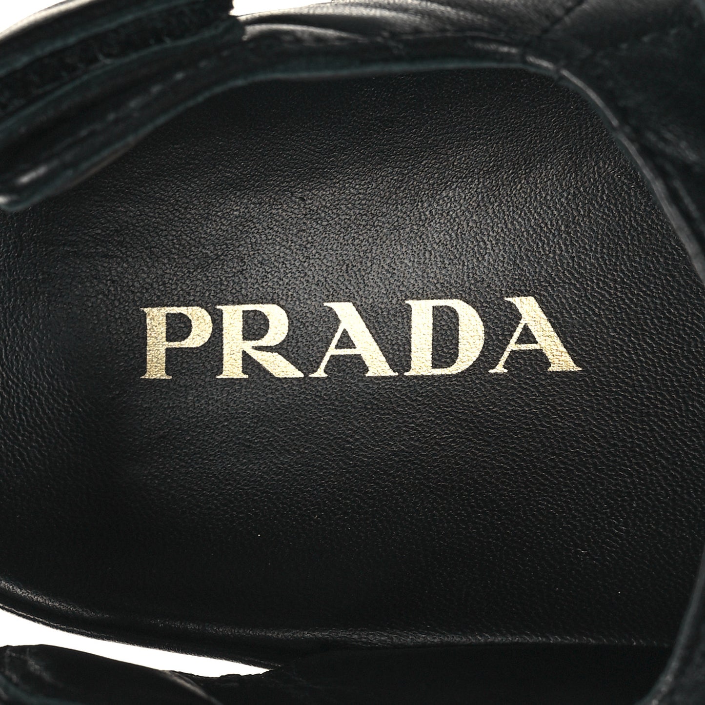 Nappa Quilted Padded Slingback Sandals 37 Black