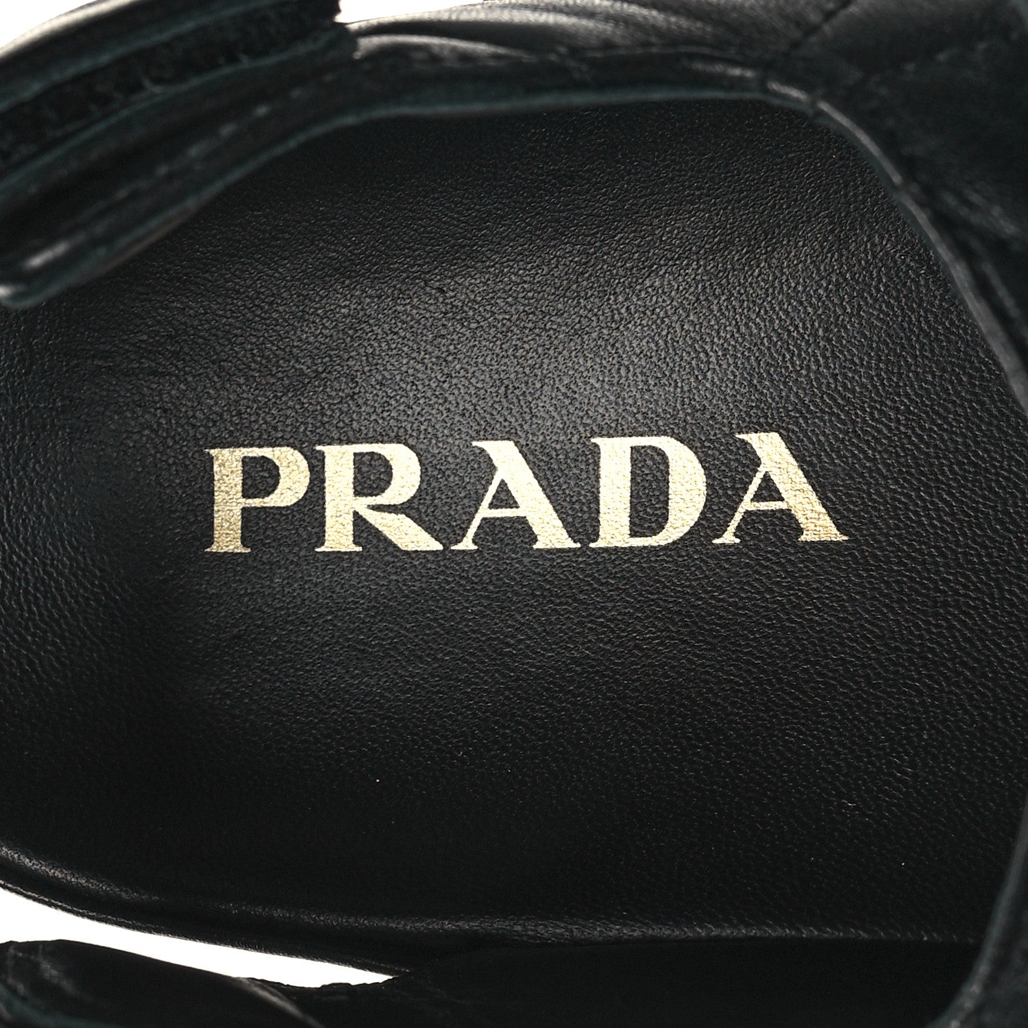 Prada Nappa Quilted Padded Slingback Sandals 37 Black 8 of 9