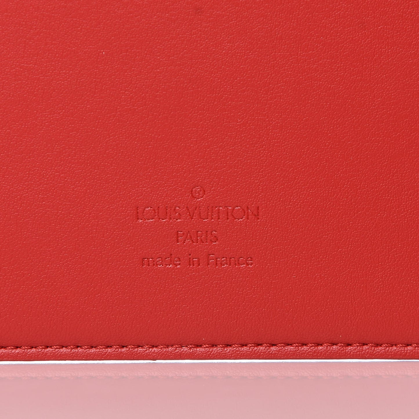 Vernis Agenda Journal Red