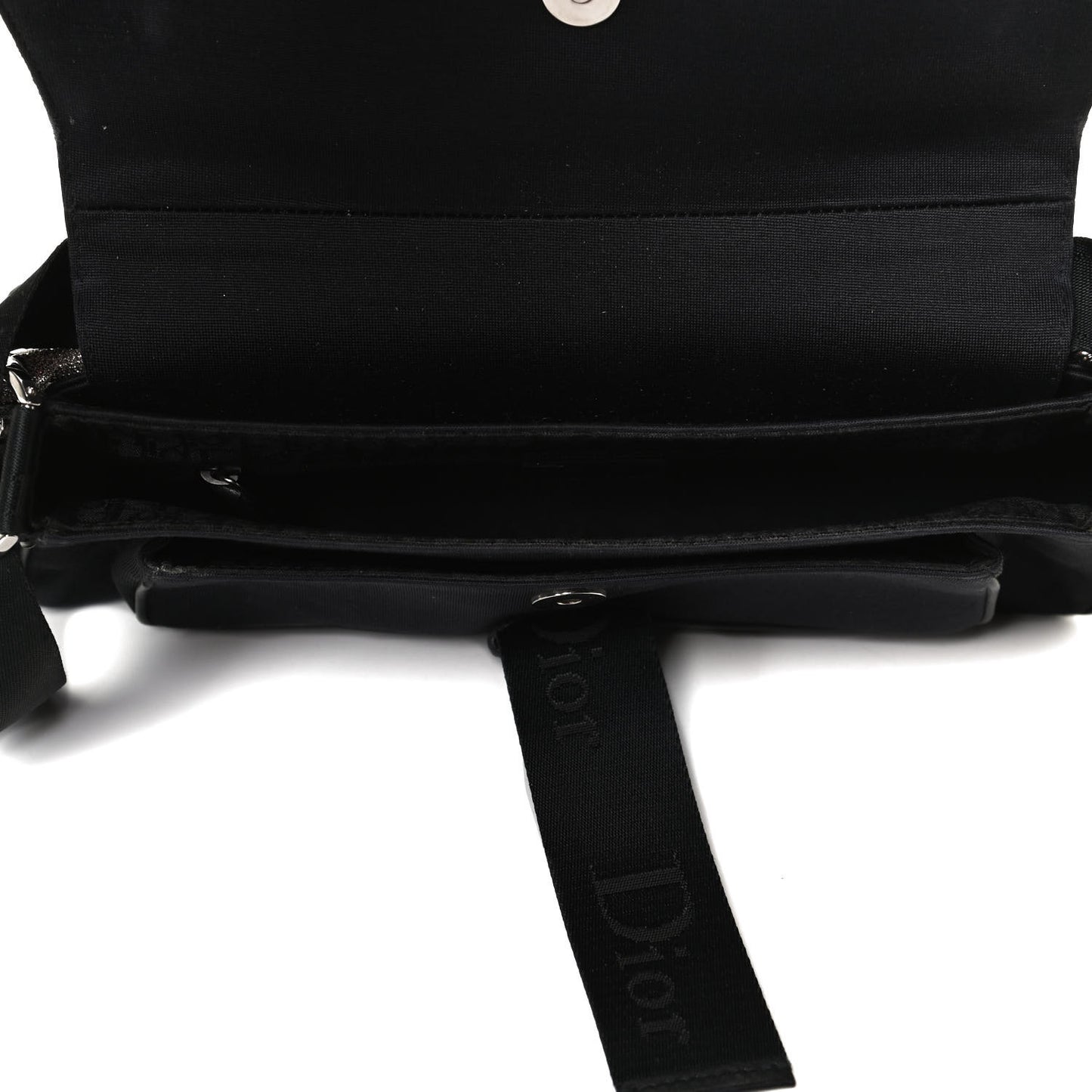 Silk Jersey Crystal Hardcore Clutch Black