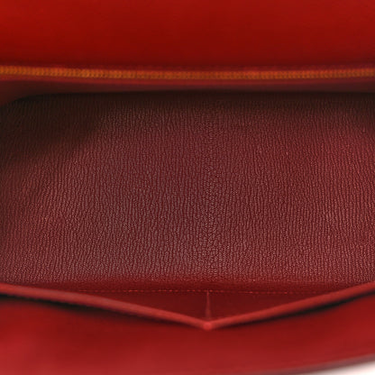 Hermes Epsom Kelly Sellier 28 Rouge H 5 of 14