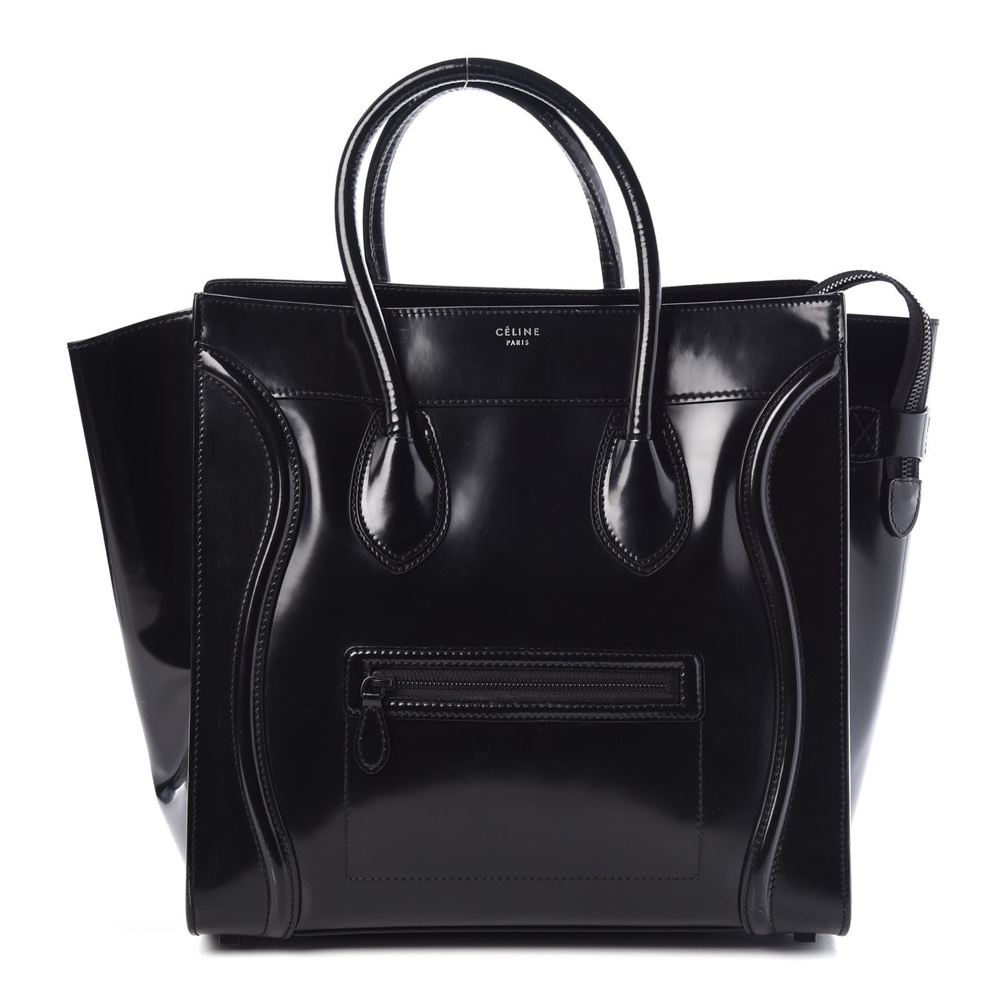 Spazzolato Calfskin Mini Luggage Black