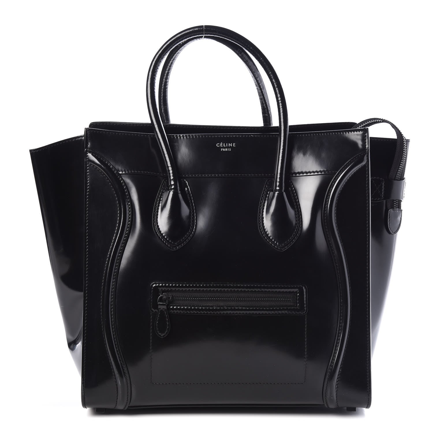 Celine Spazzolato Calfskin Mini Luggage Black 1 of 21