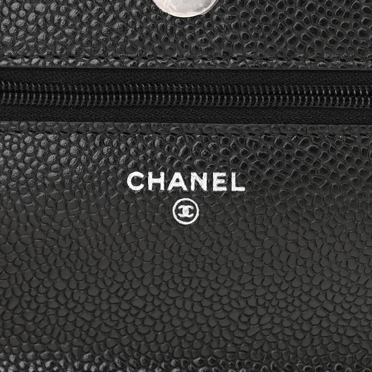 Chanel Caviar Quilted Wallet On Chain WOC Black 6 of 12