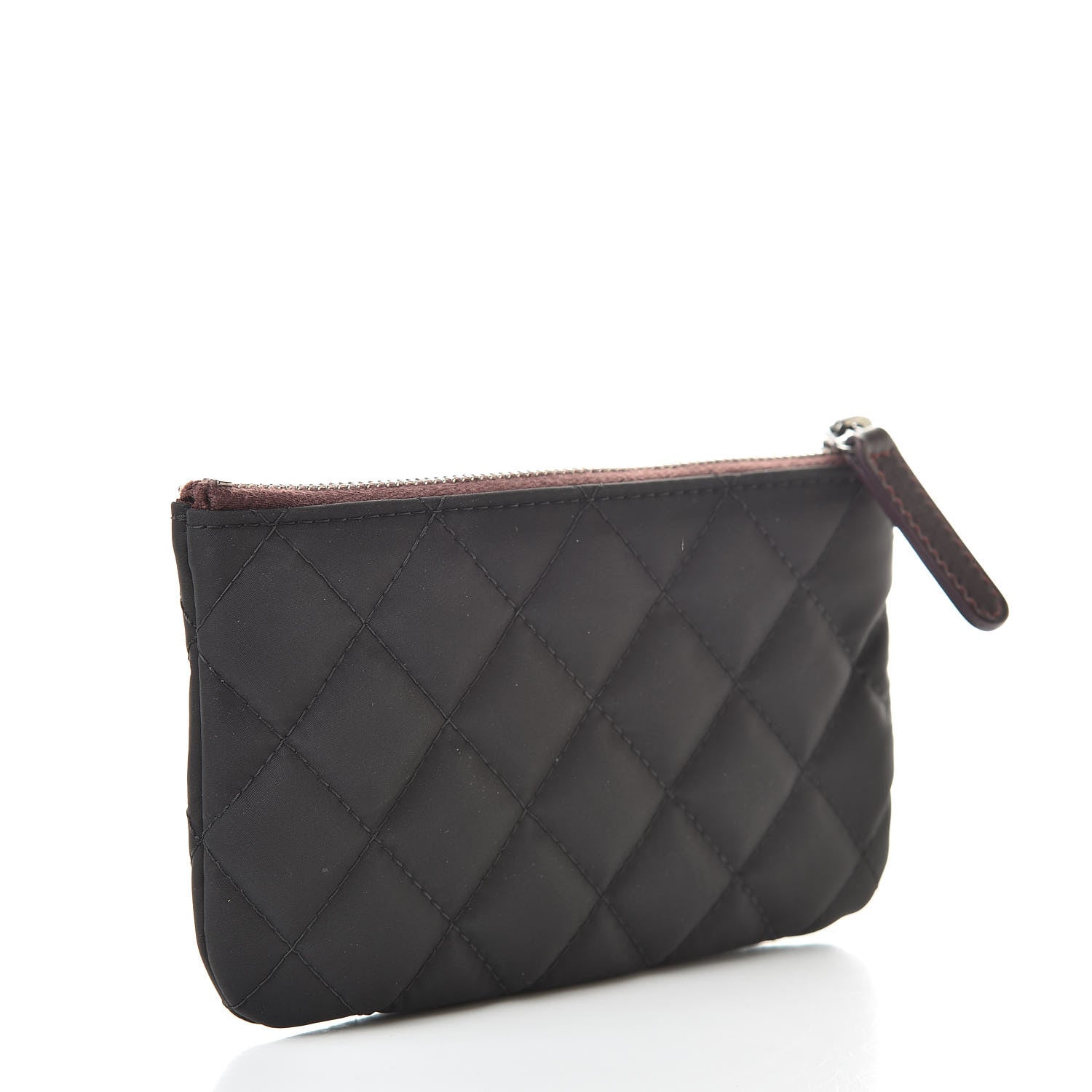 Chanel Nylon Quilted Small Cosmetic Case Black 3 of 8