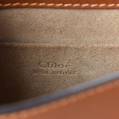 Chloe Calfskin Suede Small Nile Bracelet Bag Caramel 6 of 9
