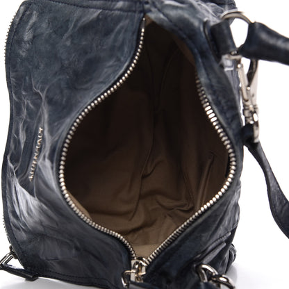 Givenchy Tumbled Sheepskin Small Pandora Navy 5 of 12