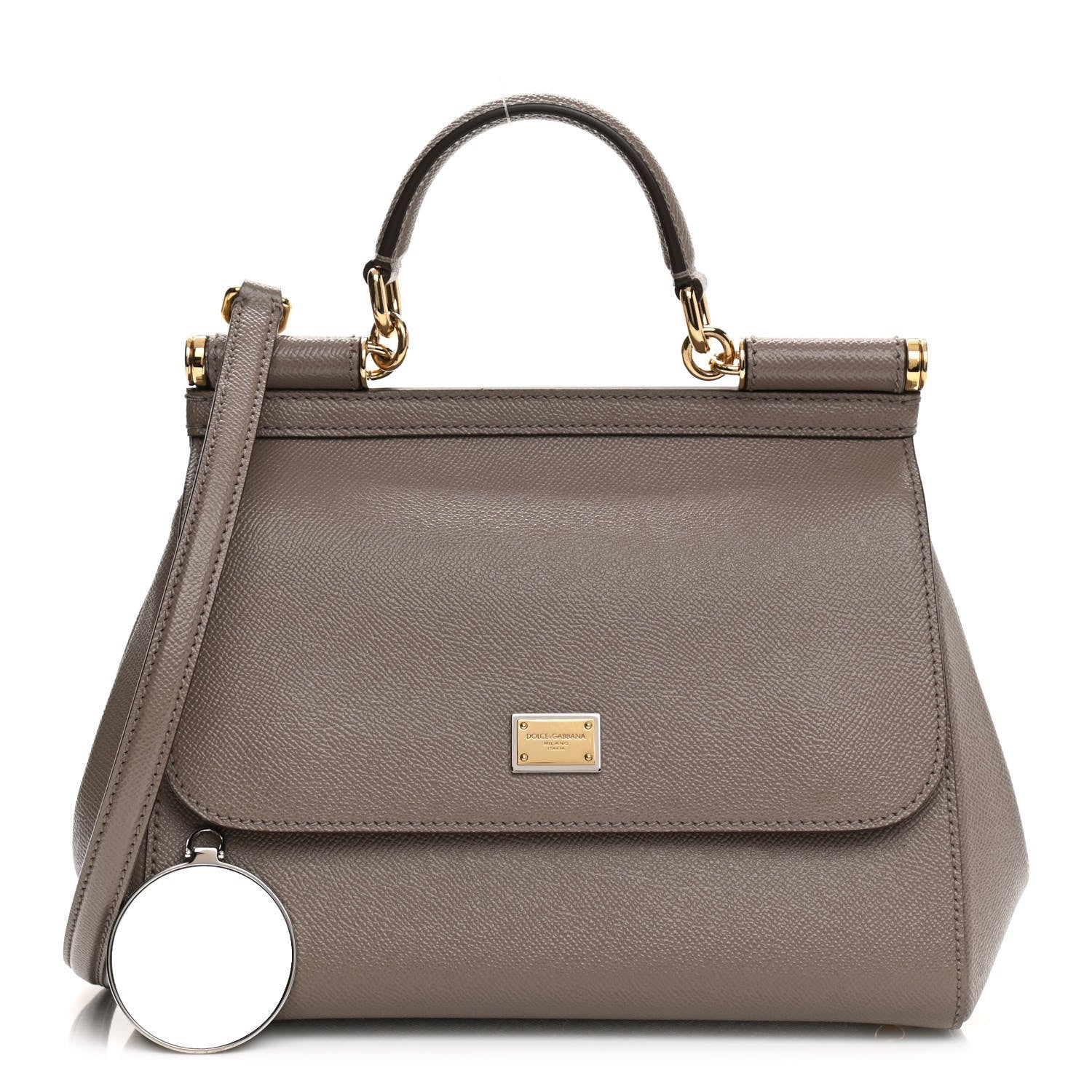 Dolce & Gabbana Dauphine Medium Miss Sicily Satchel Grey 1 of 8